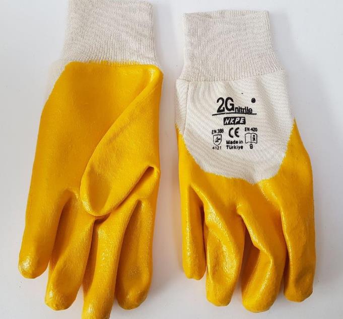 2G Nitril Eldiven Sarı - Nkpe