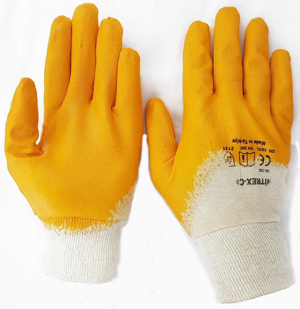 Nitrex-Cmr N-350 Sarı Nitril Eldiven
