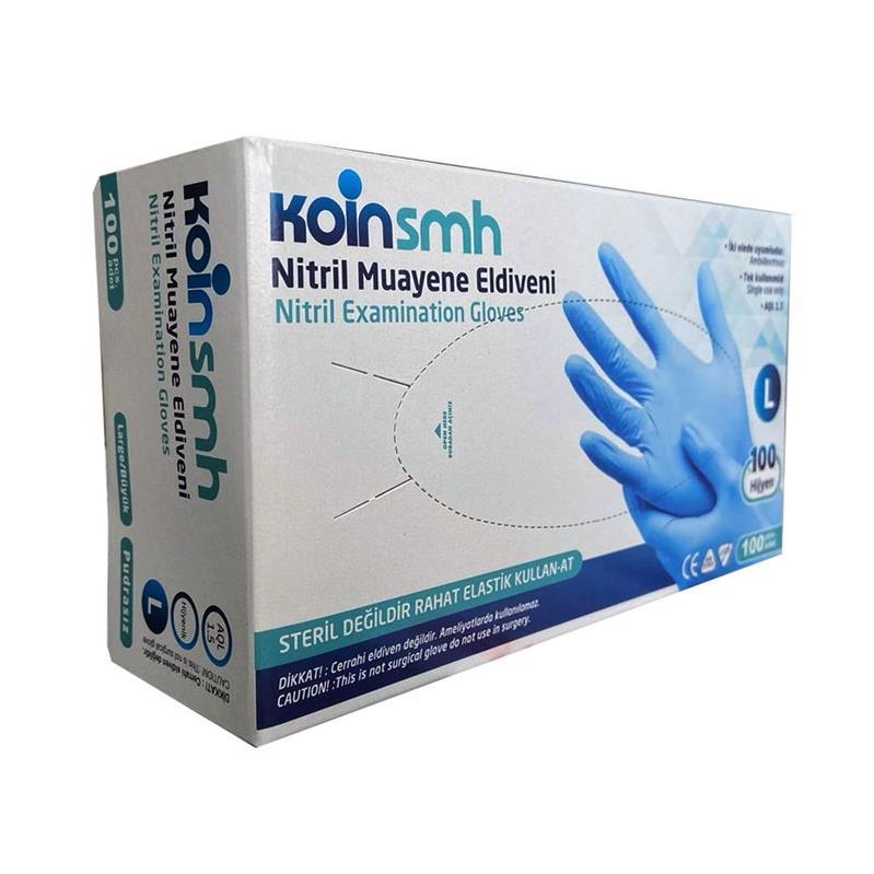 KoinSMH Mavi Nitril Eldiven