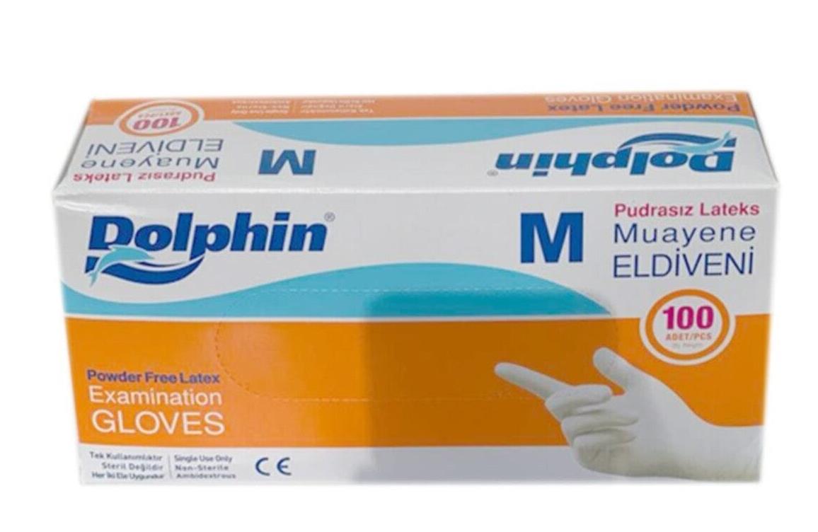 Dolphin Pudrasız Lateks Eldiven 100'lü Paket
