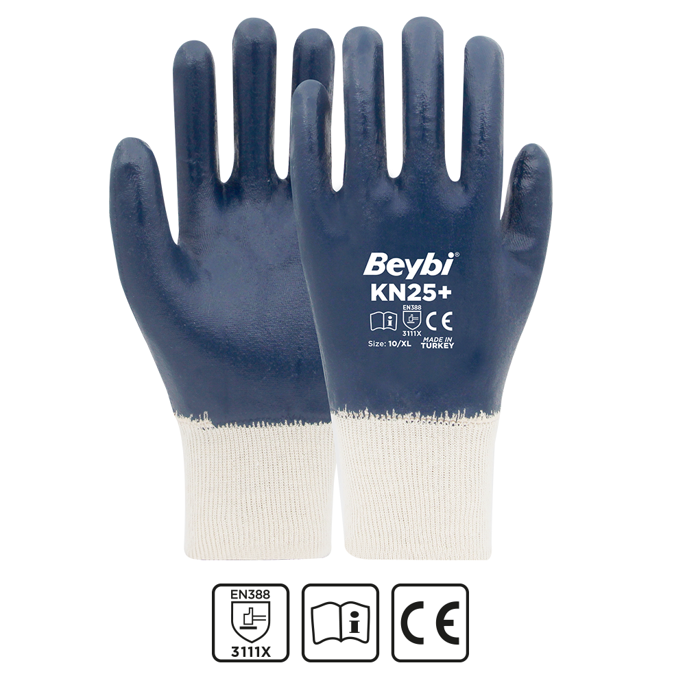 Beybi Kn25 Plus Pamuk Nitril Eldiven