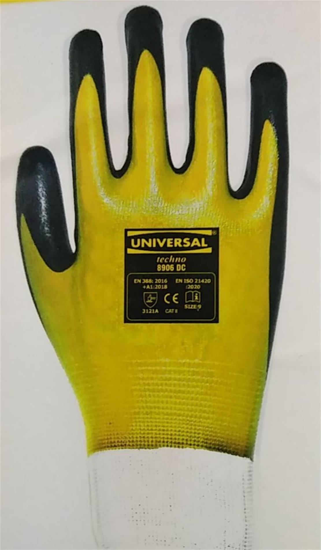 Universal Techno 8906-Dc Çift Kaplama Eldiven
