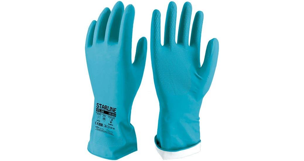 Starline Kimyasal Eldiven Mavi Stl-38