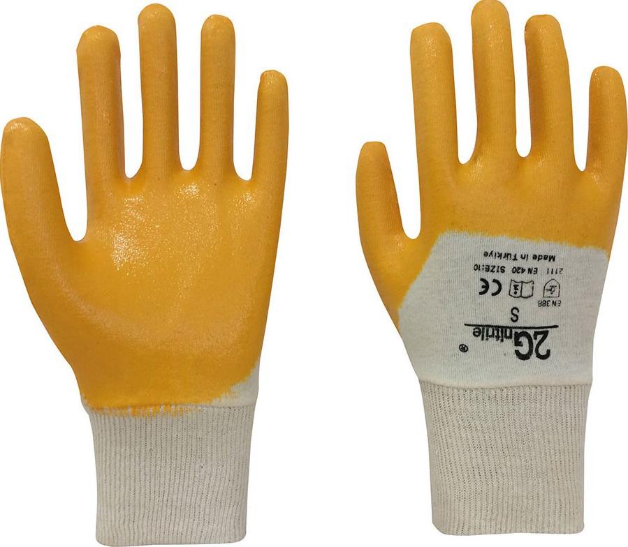 2G Nitril Eldiven Sarı - S