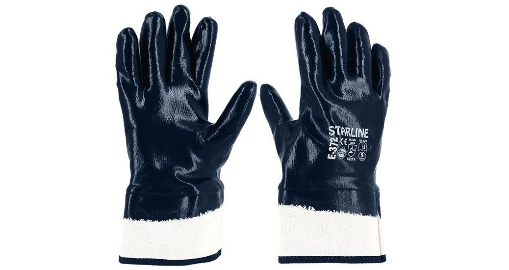 Starline Nitril Kaplı Pamuklu Eldiven - E-372