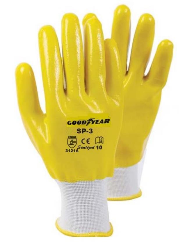 Goodyear Nitril Flull Kaplama Eldiven Sp-3